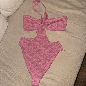 DEVON WINDSOR Pink One Piece Swimsuit. Worn only twice